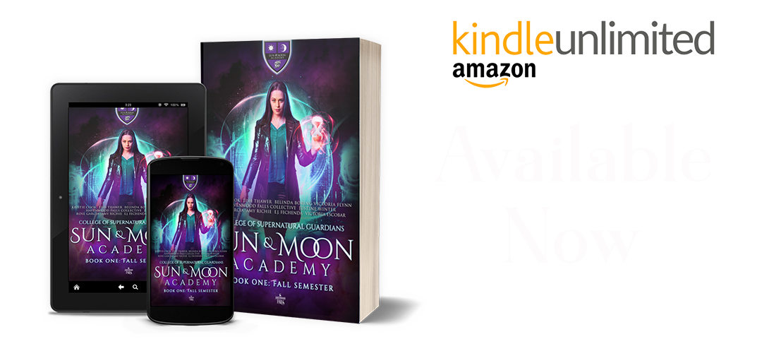 Urban fantasy supernatural academy book Sun & Moon Academy